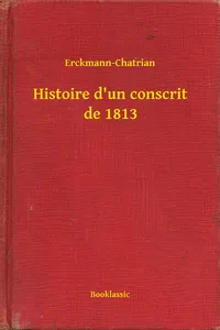 Histoire d'un conscrit de 1813_cover