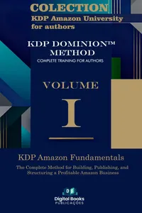 Amazon KDP University Collection for Authors - VOLUME I - KDP Amazon Fundamentals_cover