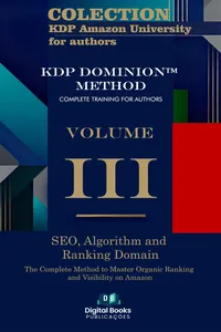 Amazon KDP University Collection for Authors - VOLUME III - SEO, Algorithm and Ranking Domain