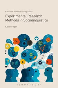 Experimental Research Methods in Sociolinguistics_cover