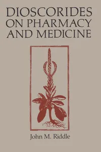 Dioscorides on Pharmacy and Medicine_cover