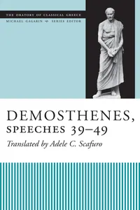Demosthenes, Speeches 39-49_cover