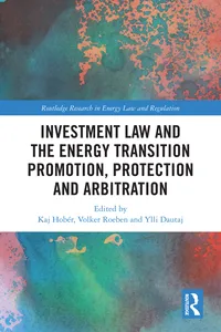 Investment Law and the Energy Transition_cover