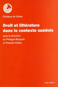 Droit et littérature dans le contexte suédois_cover