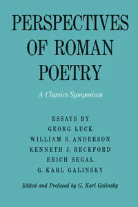 Perspectives of Roman Poetry_cover