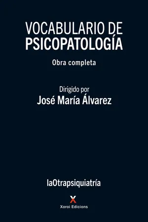 Vocabulario de psicopatología
