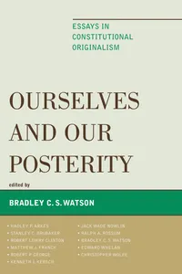 Ourselves and Our Posterity_cover