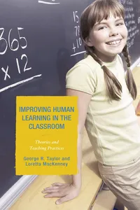 Improving Human Learning in the Classroom_cover