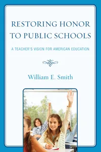 Restoring Honor to Public Schools_cover