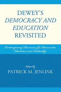 Dewey's Democracy and Education Revisited_cover