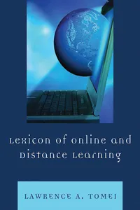 Lexicon of Online and Distance Learning_cover