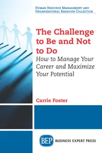 The Challenge to Be and Not to Do_cover