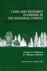 Land and Resource Planning in the National Forests_cover