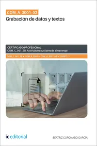 COM_A_3001_02. Grabación de datos y textos_cover