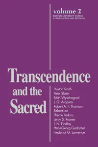 Transcendence and the Sacred_cover