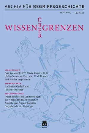 Archiv für Begriffsgeschichte. Band 67,2