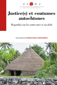 Justice et coutumes autochtones_cover