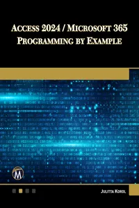 Access 2024 / Microsoft 365 Programming By Example_cover