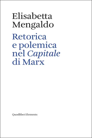 Retorica e polemica nel Capitale di Marx