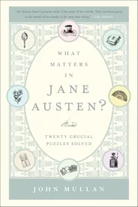 What Matters in Jane Austen?_cover