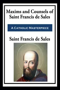 Maxims and Counsels of Saint Francis de Sales_cover