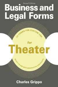 Business and Legal Forms for Theater, Second Edition_cover