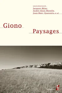 Giono. Paysages_cover