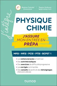 Physique-Chimie, J'assure mon entrée en prépa_cover