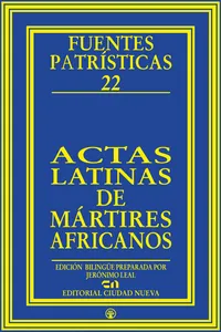 Actas latinas de mártires africanos_cover