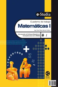 Cuaderno de trabajo. Matemáticas I #1_cover