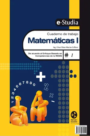 Cuaderno de trabajo. Matemáticas I #1