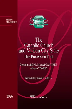 The Catholic Church and Vatican City State: Due Process on Trial
