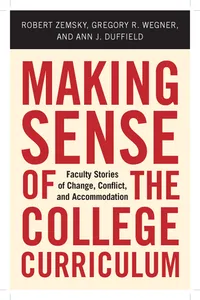 Making Sense of the College Curriculum_cover
