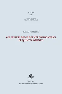 Gli epiteti degli dèi nei Posthomerica di Quinto Smirneo