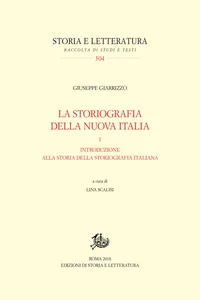 La storiografia della nuova Italia_cover
