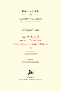 Expositio super I De anima Aristotelis et commentatoris, 1503
