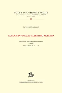 Egloga inviata ad Albertino Mussato_cover