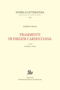 Frammenti di esegesi carducciana_cover