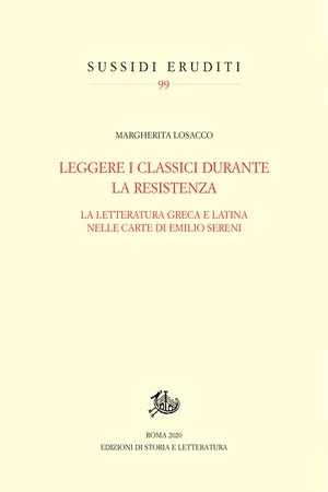 Leggere i classici durante la Resistenza
