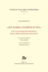 «Ave Maria, clemens et pia»