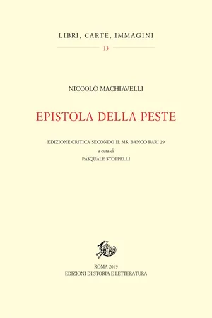 Epistola della peste