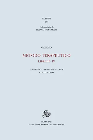 Metodo terapeutico