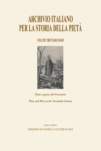 Pietà e guerre del Novecento / Piety and Wars in the Twentieth Century_cover