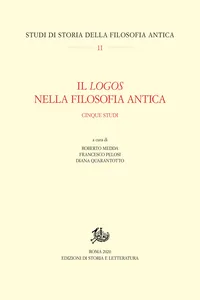 Il logos nella filosofia antica_cover