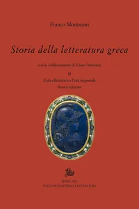 Storia della letteratura greca. II. Nuova edizione_cover