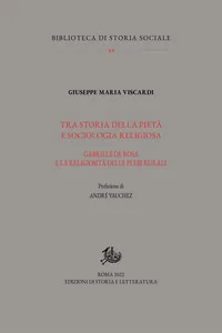 Tra storia della pietà e sociologia religiosa_cover