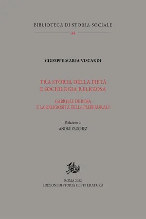 Tra storia della pietà e sociologia religiosa