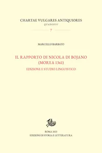 Il rapporto di Nicola di Bojano