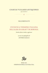 Un'antica versione italiana dell'alba di Giraut de Borneil_cover