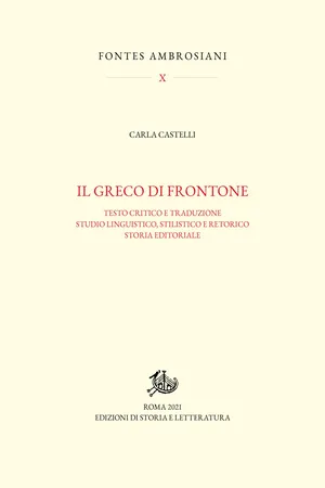 Il greco di Frontone